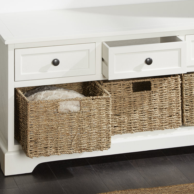 Andover Mills™ Kaler Drawers Storage Bench & Reviews Wayfair